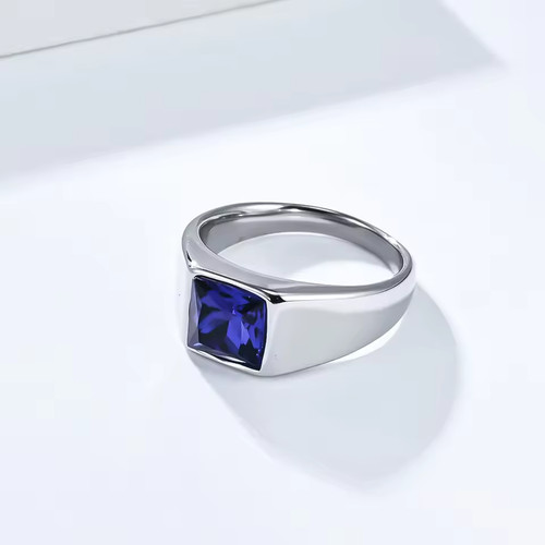 Anello uomo acciaio inox - uomo,