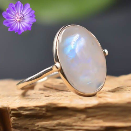 Anello argento pietra di - in,