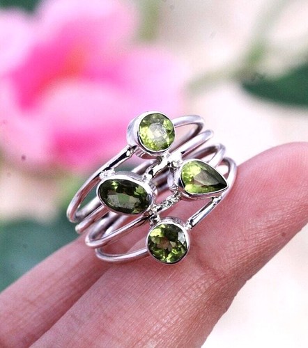 Anello peridoto argento - anello,