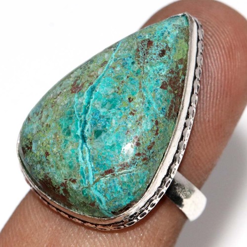 Anello crisocolla argento 925 - anello,
