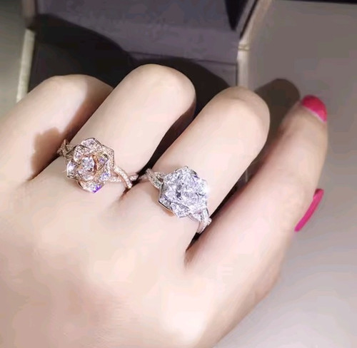 Anello donna scintillante