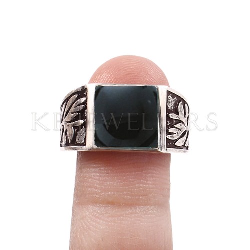 Anello uomo onice - anello, nera