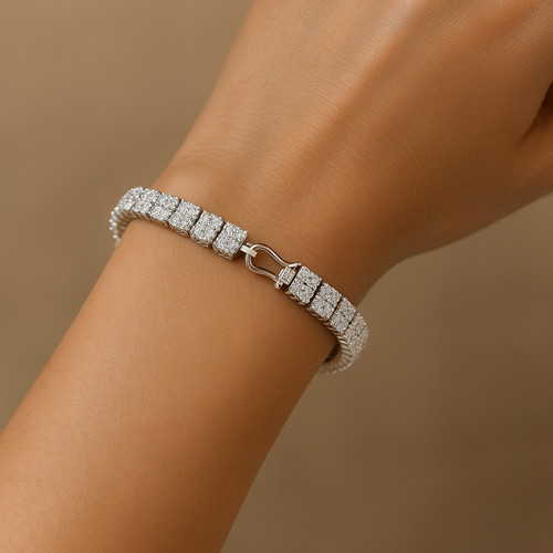 Bracciale ct diamanti - bracciale,