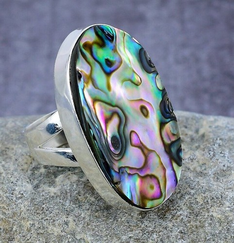 Anello donna gioielli abalone - anello,