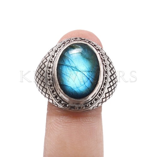 Anello uomo labradorite - da,