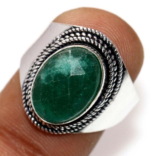 Anello smeraldo simulato - anello,
