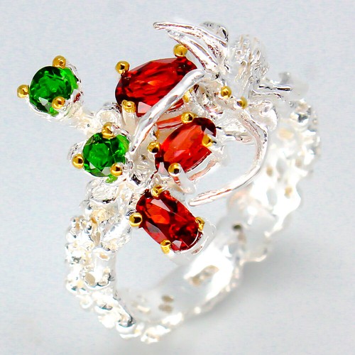 Anello pietra preziosa - , cromo