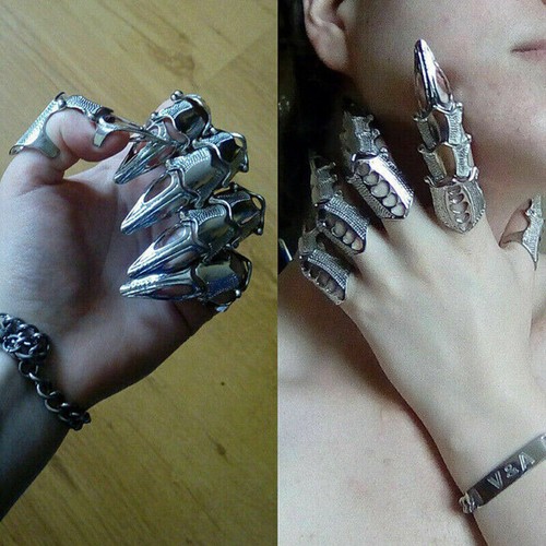 Anello dito completo - , artiglio