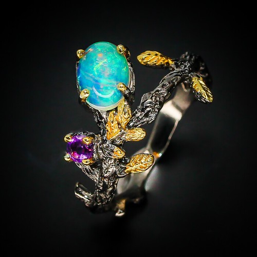 Anello argento opale - in,