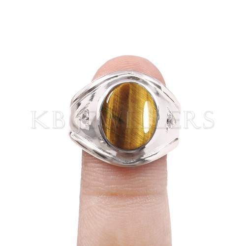 Anello uomo occhio tigre - anello,