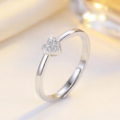 Anello cuore argento - per, donna