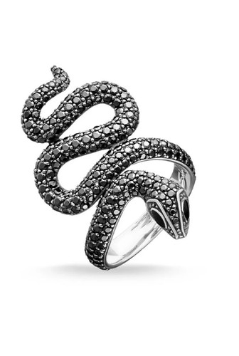 Anello serpentina lineare - anello, a