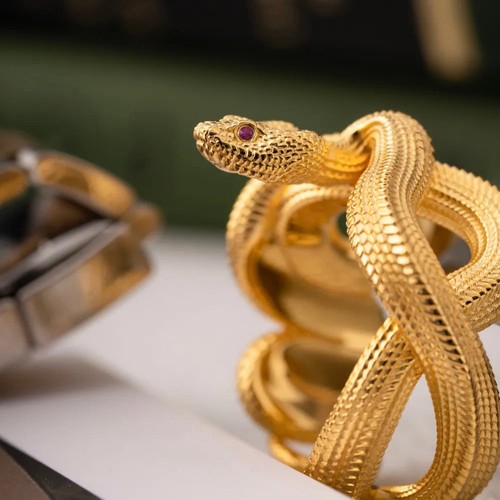 Anello serpente oro - , coppertist