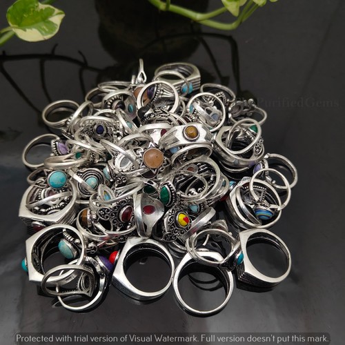 Lotto sfuso pezzi anello - lotto,