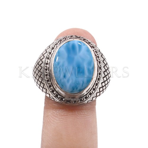 Anello uomo larimar - da, creato