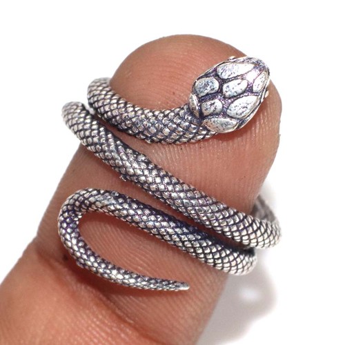 Anello serpente gotico