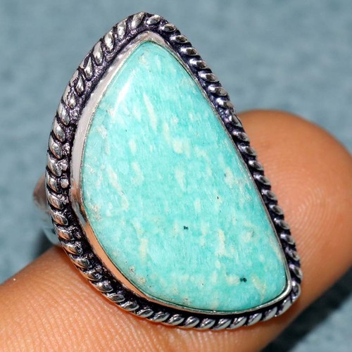 Anello gioiello amazzonite