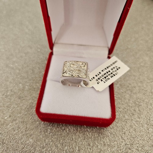 Anello drago argento - in, taglio