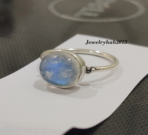 Anello pietra luna - anello, argento