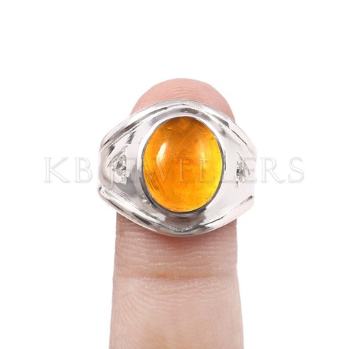 Anello uomo ambra - in,