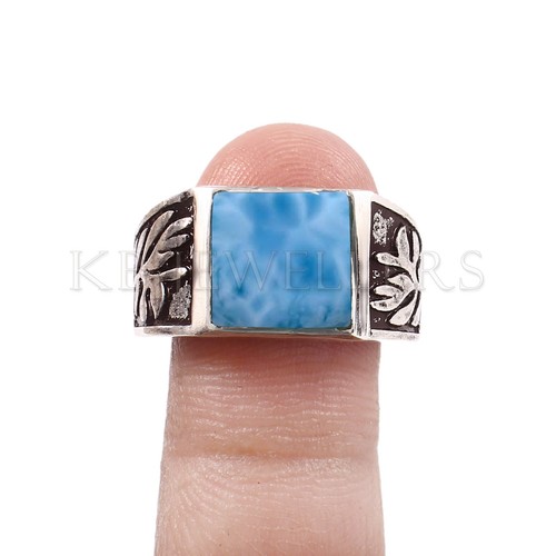 Anello uomo larimar - anello, creato