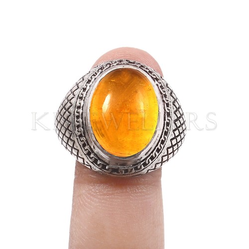 Anello uomo ambra - da,